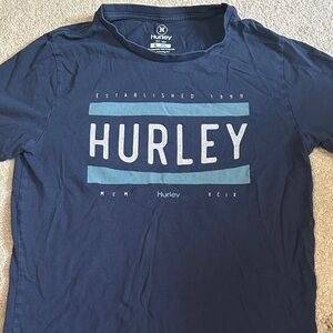 Hurley Men's Blue Graphic Tee